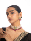 Serena & Lucia Polki Bead Choker Set