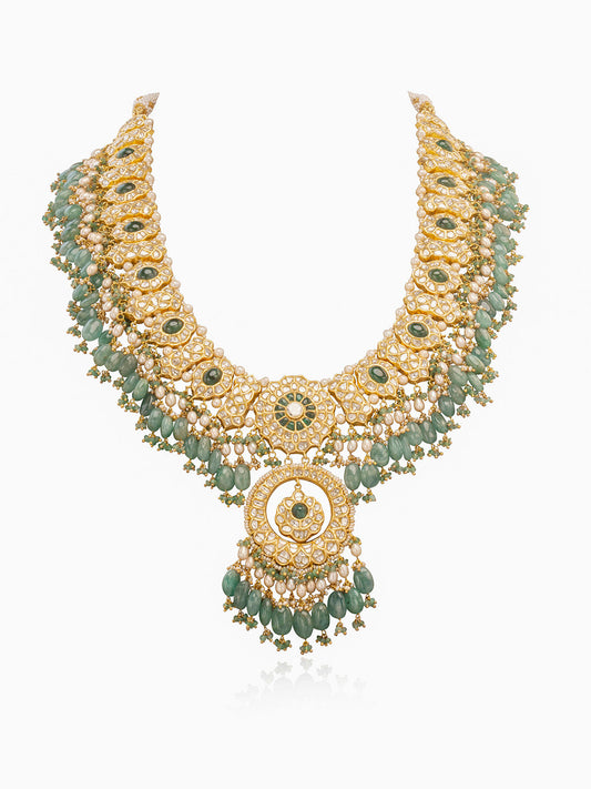 Mahira Polki Long Necklace