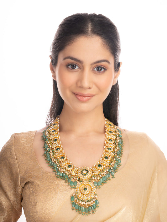 Mahira Polki Long Necklace
