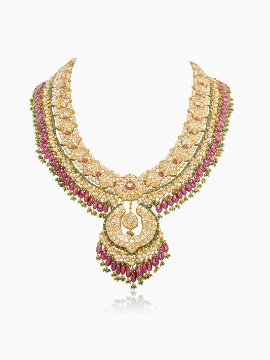 Archisha Polki Long Necklace