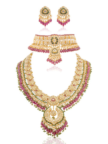 Archisha Polki Bridal Set