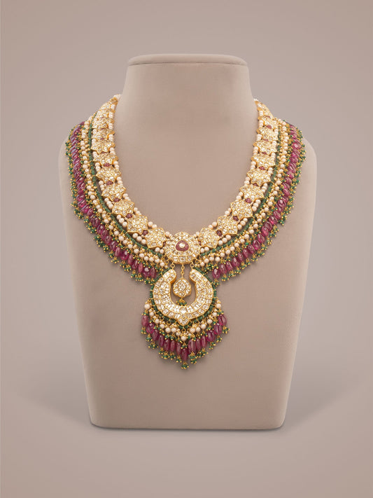 Archisha Polki Long Necklace