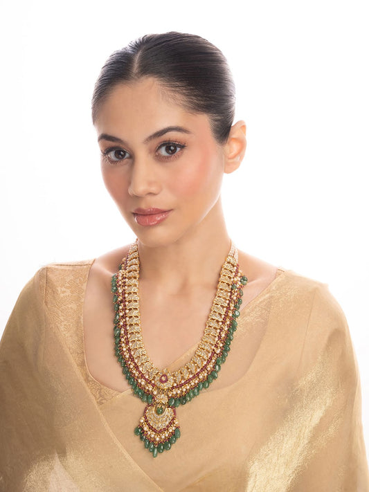 Seraya Polki Long Necklace