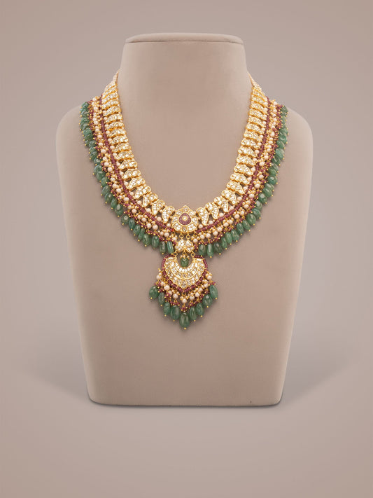 Seraya Polki Long Necklace