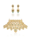 Meluna & Nivi Polki Long Necklace Set