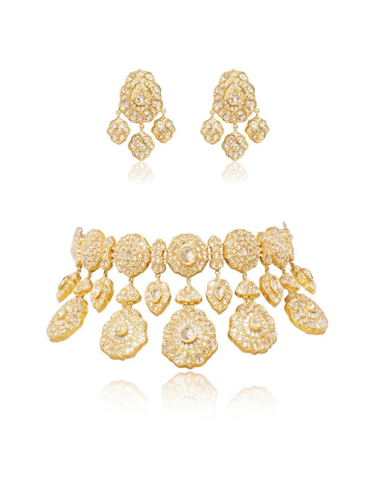 Eliana  & Varya Polki Choker Set