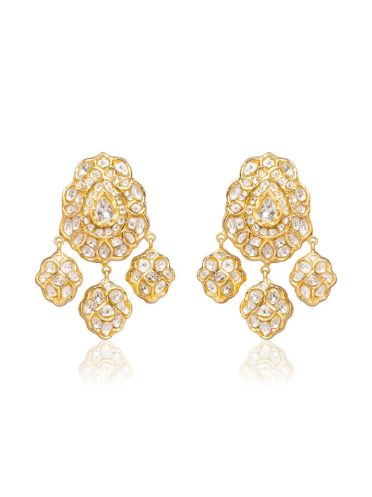 Varya Polki Ear Rings