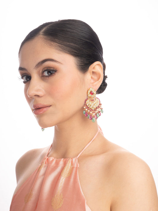 Alisa  Polki Chandbali