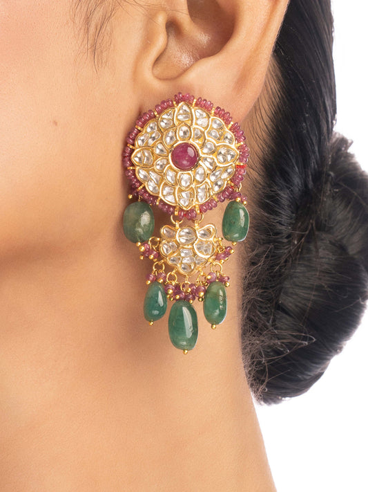 Avia Polki Ear Rings