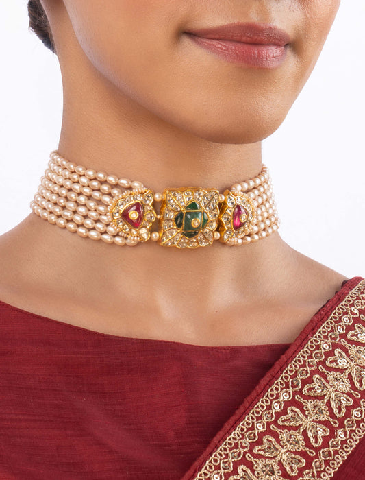 Anissa Polki Bead Choker
