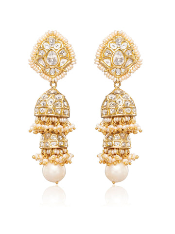 Naila Polki Jhumkas