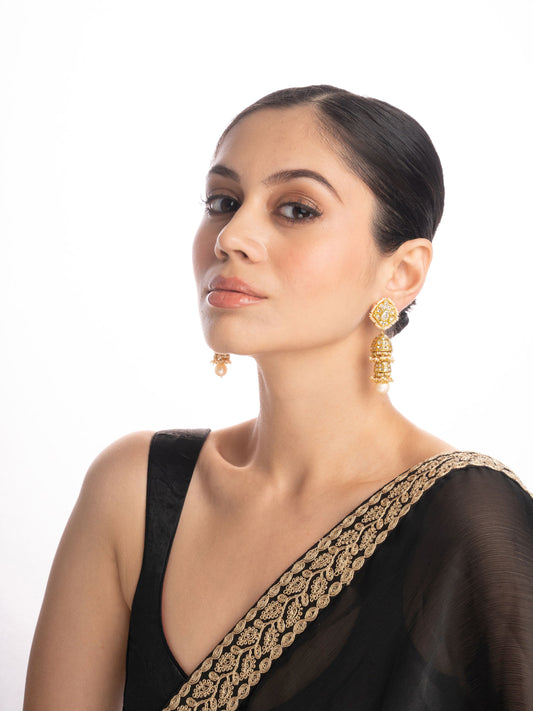 Naila Polki Jhumkas