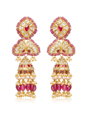 Akayda Polki Jhumkas