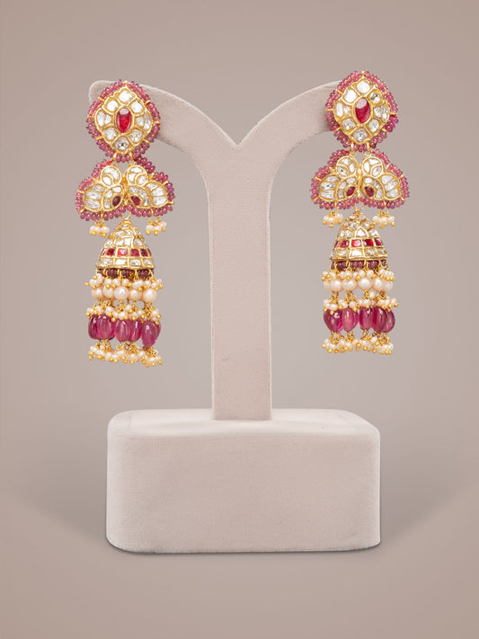 Akayda Polki Jhumkas
