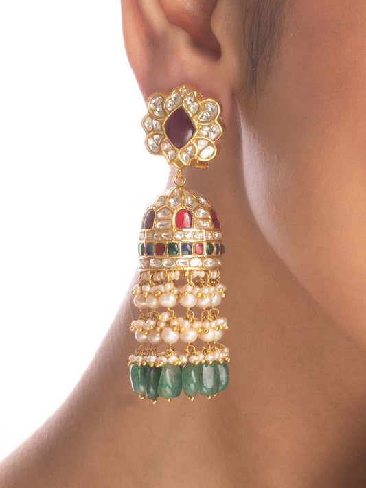 Jaavi Polki Jhumkas
