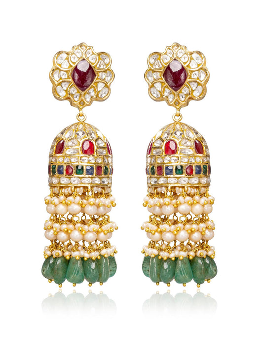 Jaavi Polki Jhumkas
