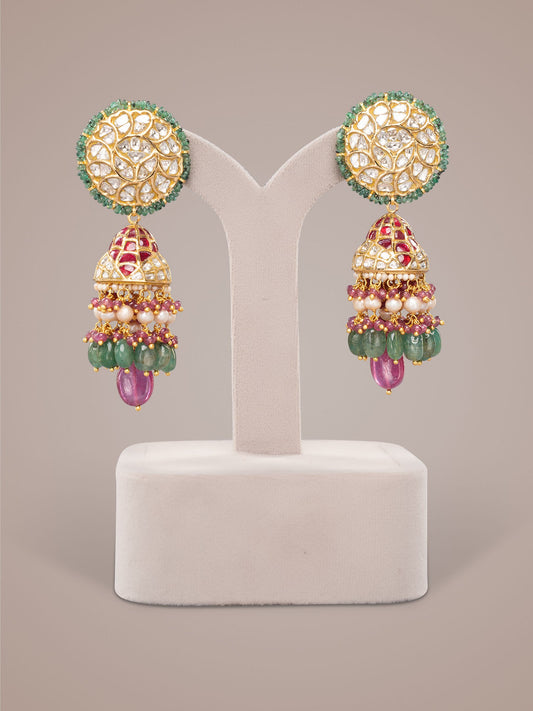 Tamaya Polki Jhumkas