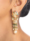 Chaarvi Polki Jhumkas