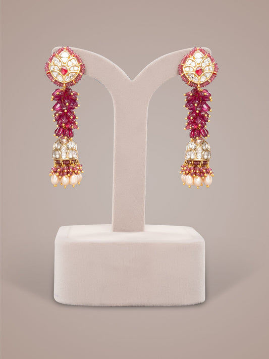 Azra Polki Jhumkas