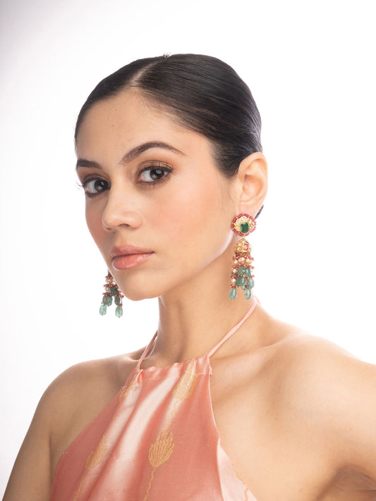 Arela Polki Jhumkas