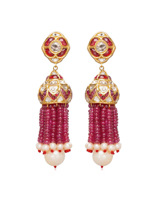 Scarlett Polki Jhumkas