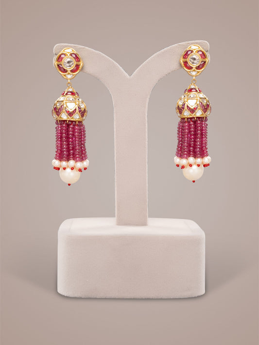 Scarlett Polki Jhumkas