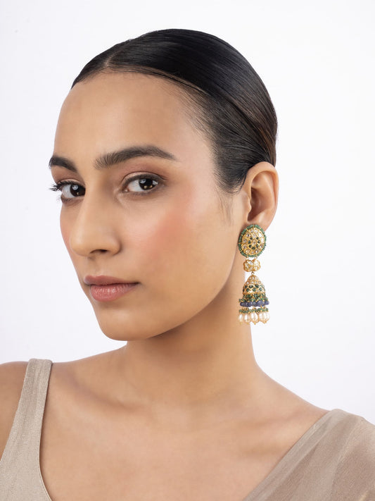 Saira Polki Jhumkas