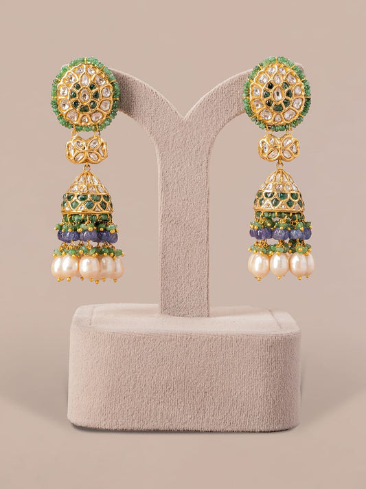 Saira Polki Jhumkas