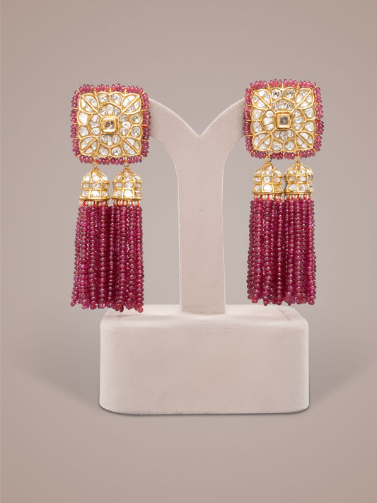 Larah Polki Jhumkas