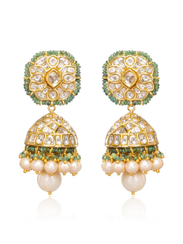 Ayana Polki Jhumkas