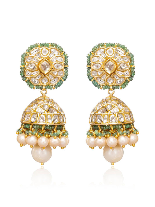 Ayana Polki Jhumkas