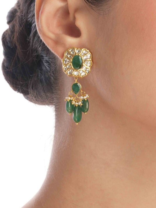 Raya  Polki Ear Rings