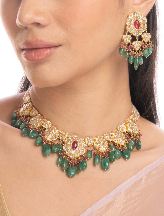 Zahavi Polki U Necklace