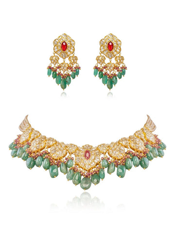 Zahavi & Lyria Polki U Necklace Set