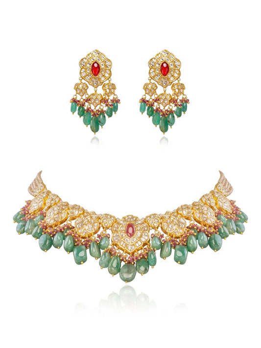 Zahavi & Lyria Polki U Necklace Set