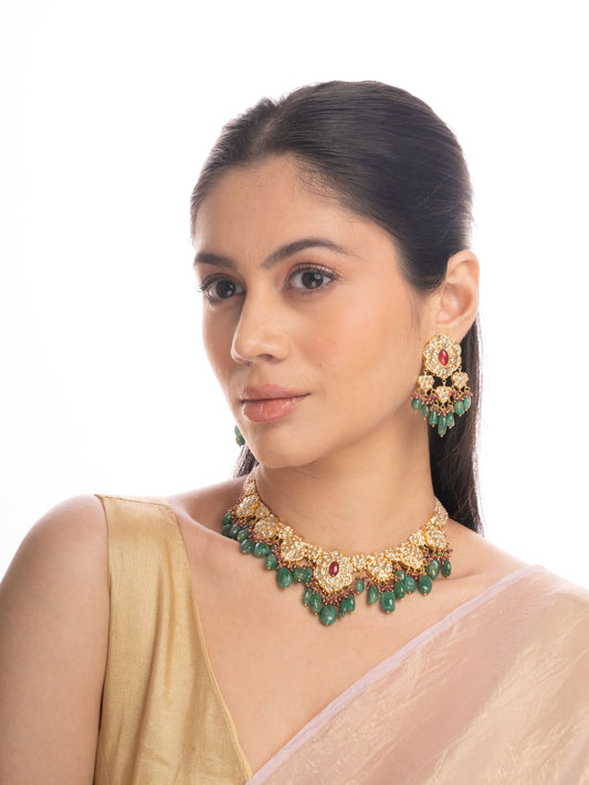 Zahavi & Lyria Polki U Necklace Set