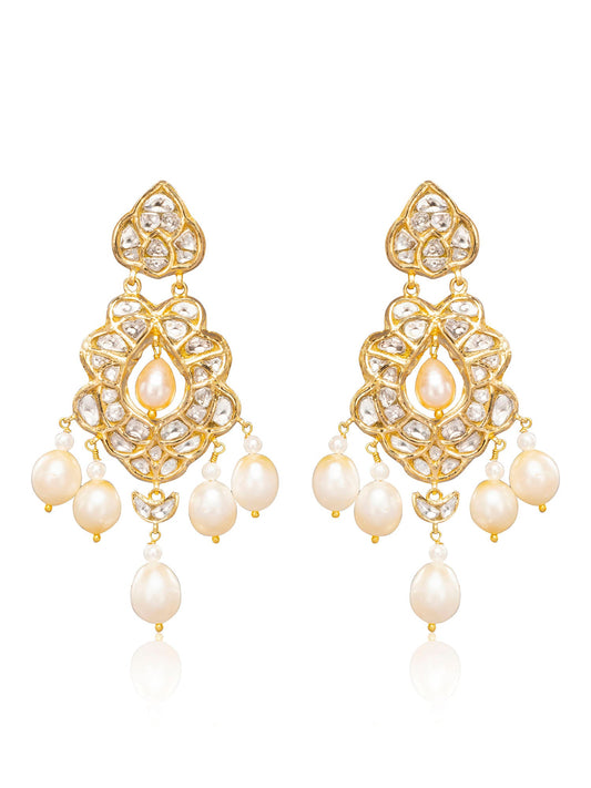 Larisa Polki Ear Rings