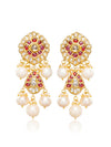 Lesha Polki Ear Rings