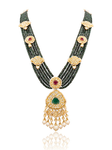 Niva Polki Bead Pendant