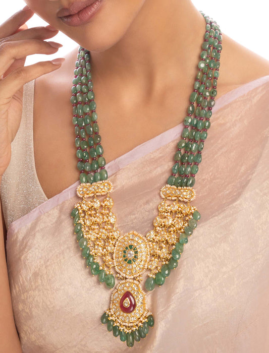 Emilia Polki Bead Pendant