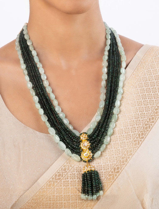 Nuresa Polki Bead Pendant