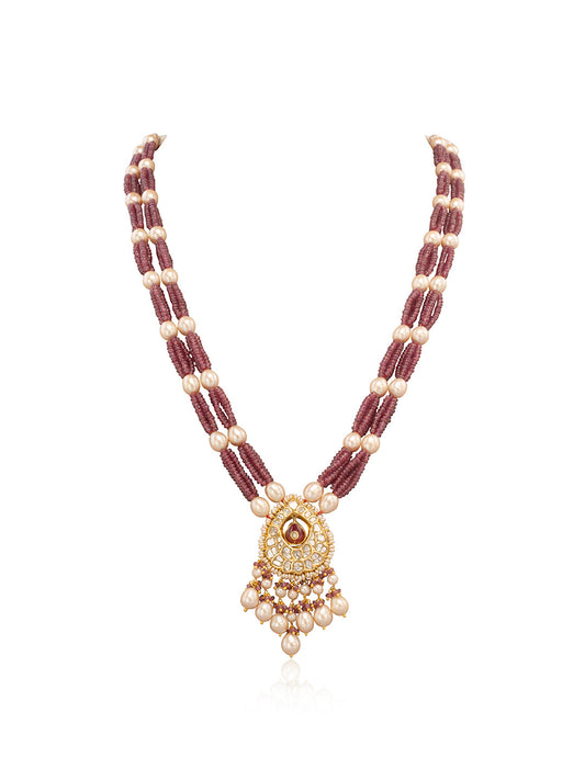 Maavi Polki Bead Pendant