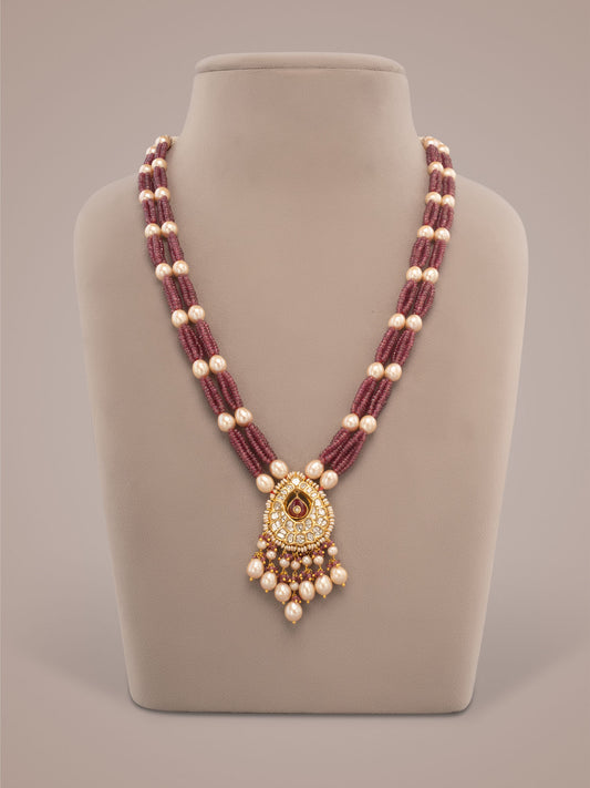 Maavi Polki Bead Pendant