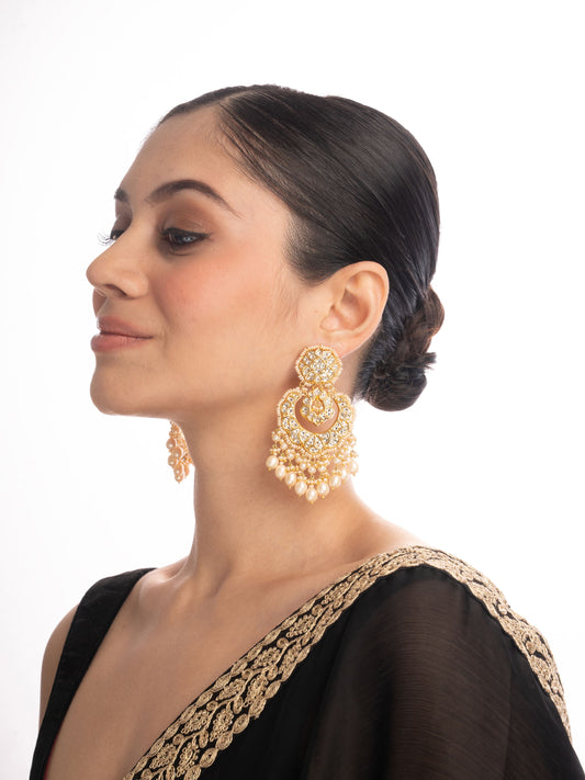 Amna  Polki Chandbali