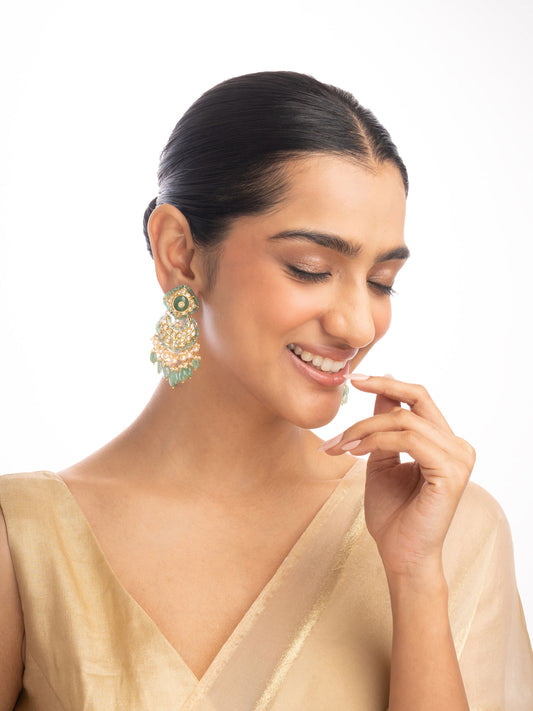 Aarunya Polki Chandbali