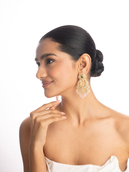 Ziya Polki Chandbali