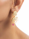 Opaline Polki Ear Rings