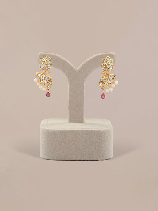 Opaline Polki Ear Rings