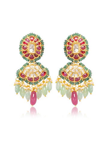Isabella Polki Ear Rings