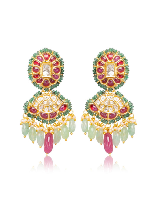 Isabella Polki Ear Rings